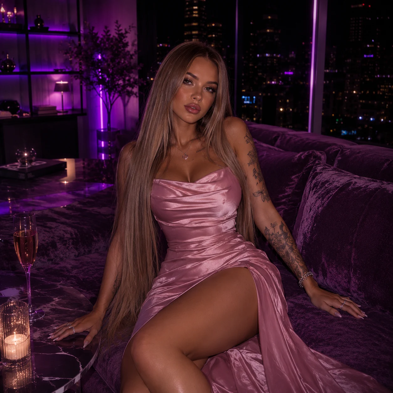 CamSoda AI companion in a cozy bedroom scene